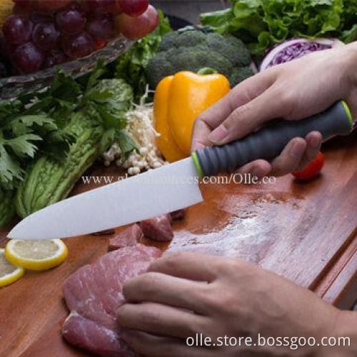 Newest ceramic chef knife, brand new design blade, straight edge
